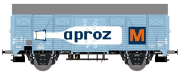 Exact-Train EX20948 - H0 - Gedeckter Güterwagen CFF HS Aproz, SBB, Ep. III